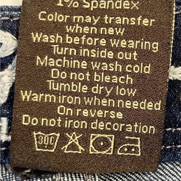 American Rag Cie Jeans Sarah Slim Boot Size 31 Short Blue Denim Stretch … - Picture 6 of 13